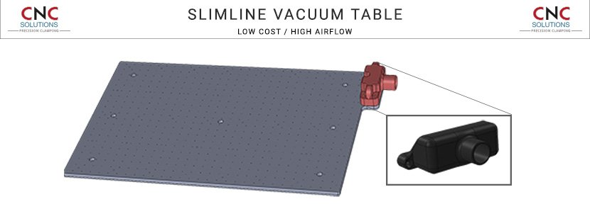 Slimline vacuum table series